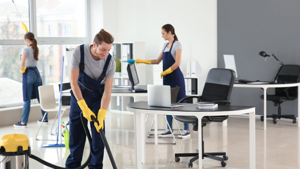Professional cleaning ensures a healthier workplace environment.